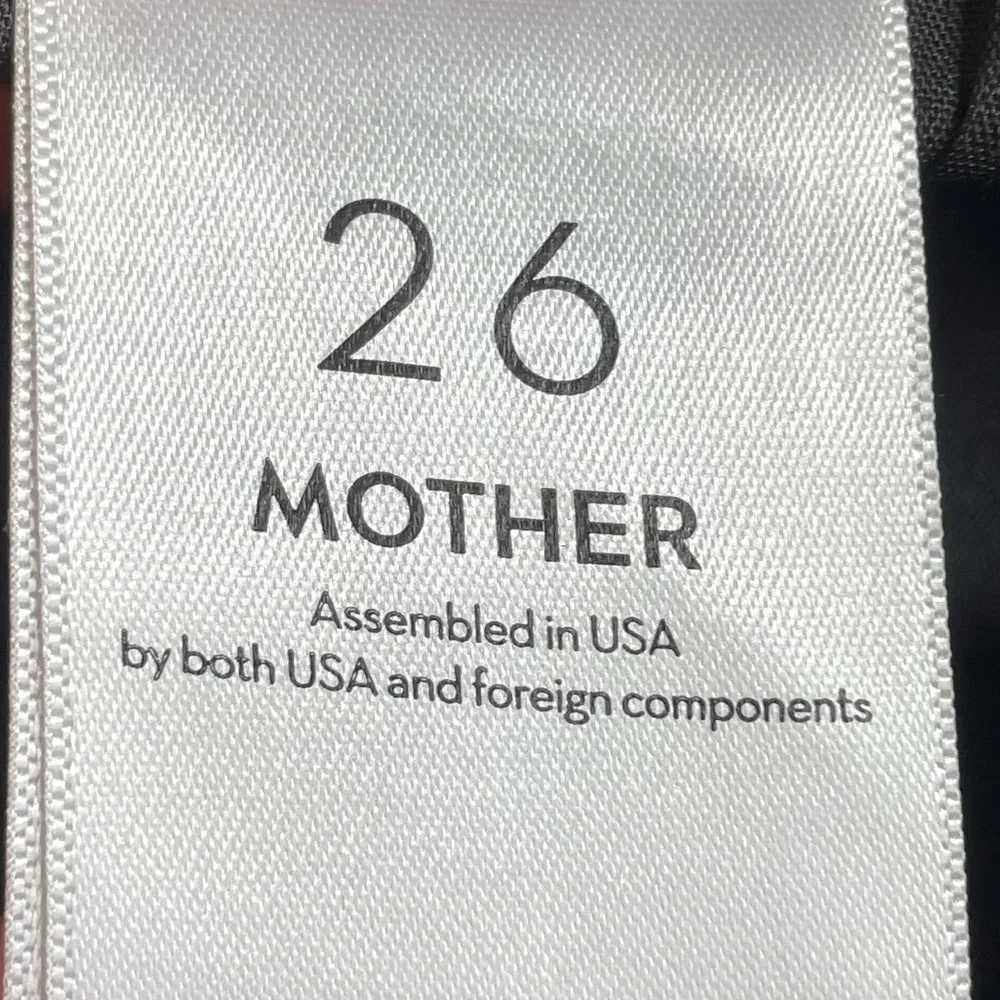 MOTHER Denim High Waisted Rider Ankle Jeans In Not Guilty 26 NWOT